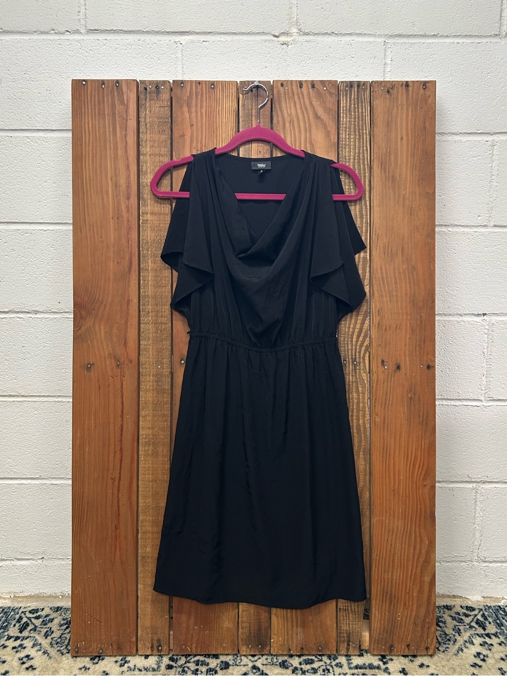 Mossimo size small black cowl neck dress